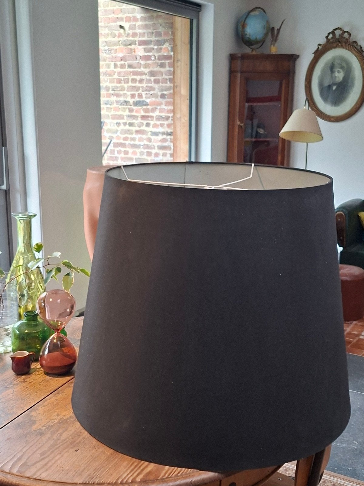 zeer grote lampenkap zwart, Maison & Meubles, Enlèvement, Noir