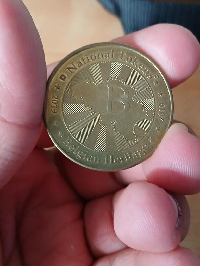 National Tokens (2019) Belgion (B), Ophalen of Verzenden, Goud