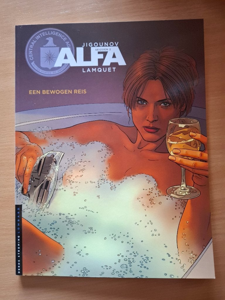 Alfa Seizoen 2 - 12. Een bewogen reis - SC, Boeken, Eén stripboek, Ophalen of Verzenden, Zo goed als nieuw