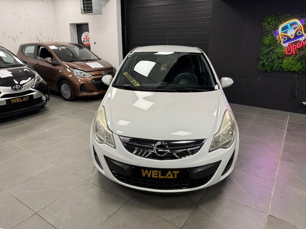 OPEL CORSA 2011 1.2 BENZINE 130.000KM, Auto's, Euro 5, Zwart, Wit, Bedrijf