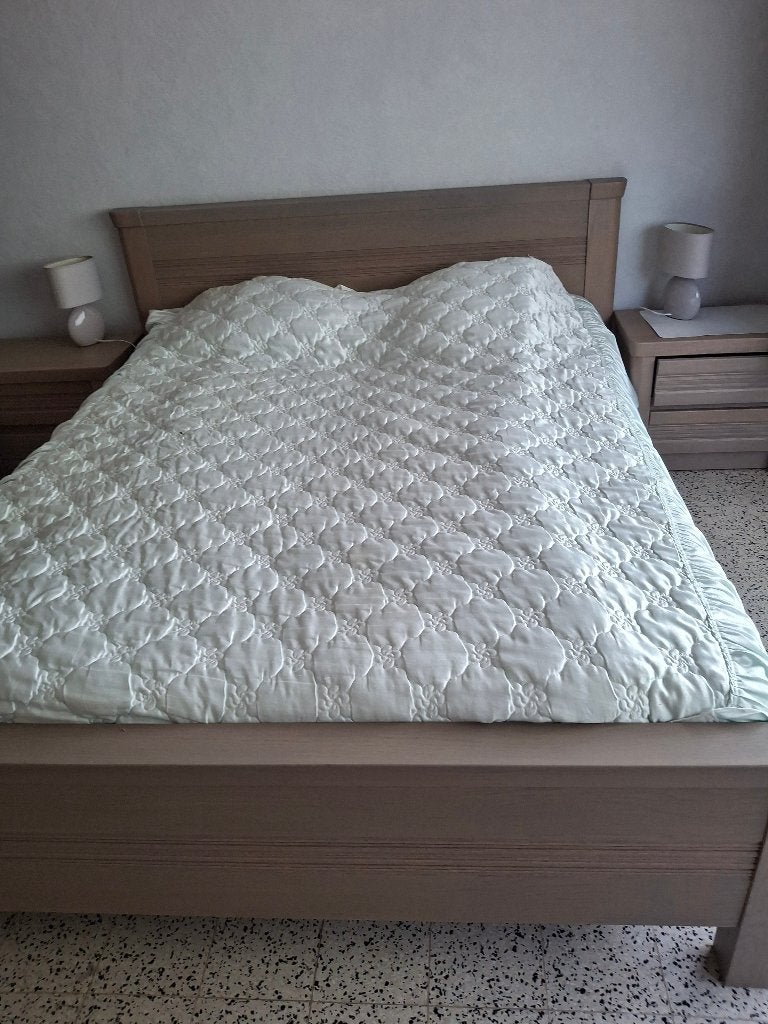 Moderne 2 persoonsslaapkamer, Huis en Inrichting, Slaapkamer | Complete slaapkamers, Ophalen, Zo goed als nieuw, Tweepersoons