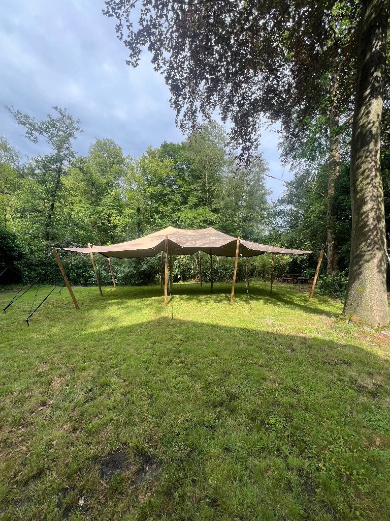 Stretchtent 7,5 x 10 te huur, Ophalen, Nieuw