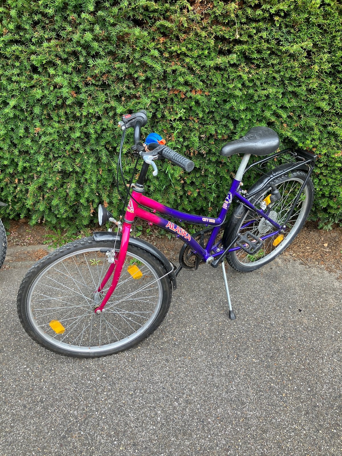 Kinderfiets Alaska meisjes, Fietsen en Brommers, Ophalen, Gebruikt, Velgrem, Versnellingen