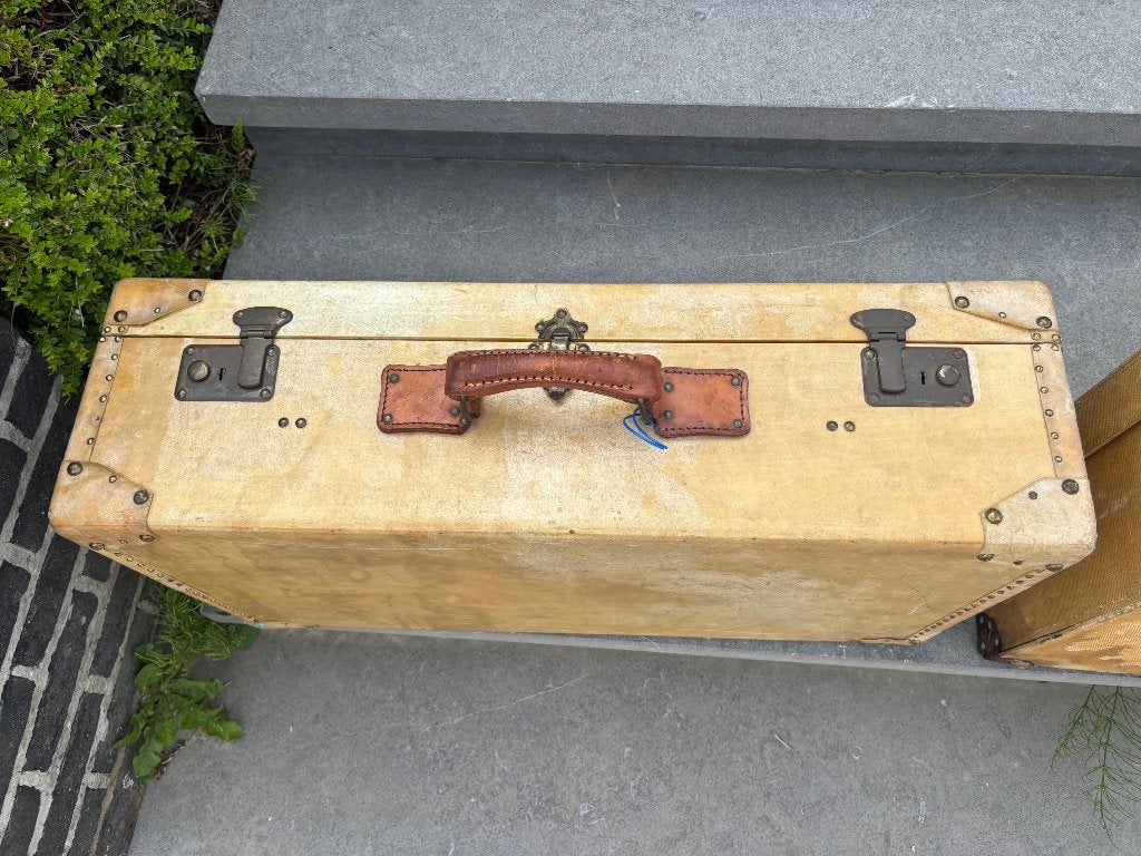2 grote vintage koffers, Antiek en Kunst, Ophalen