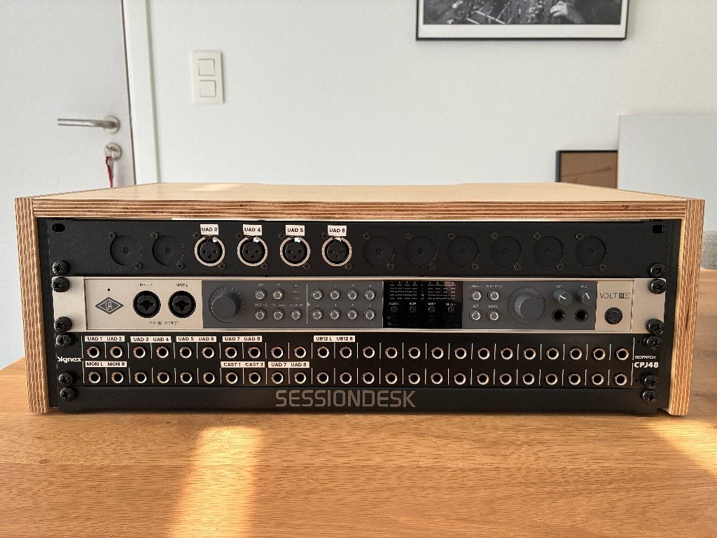 Pack Studio Pro  UA Volt 876  Patchbay Signex  Rack ️, Audio, Tv en Foto, Ophalen, Zo goed als nieuw, Audio