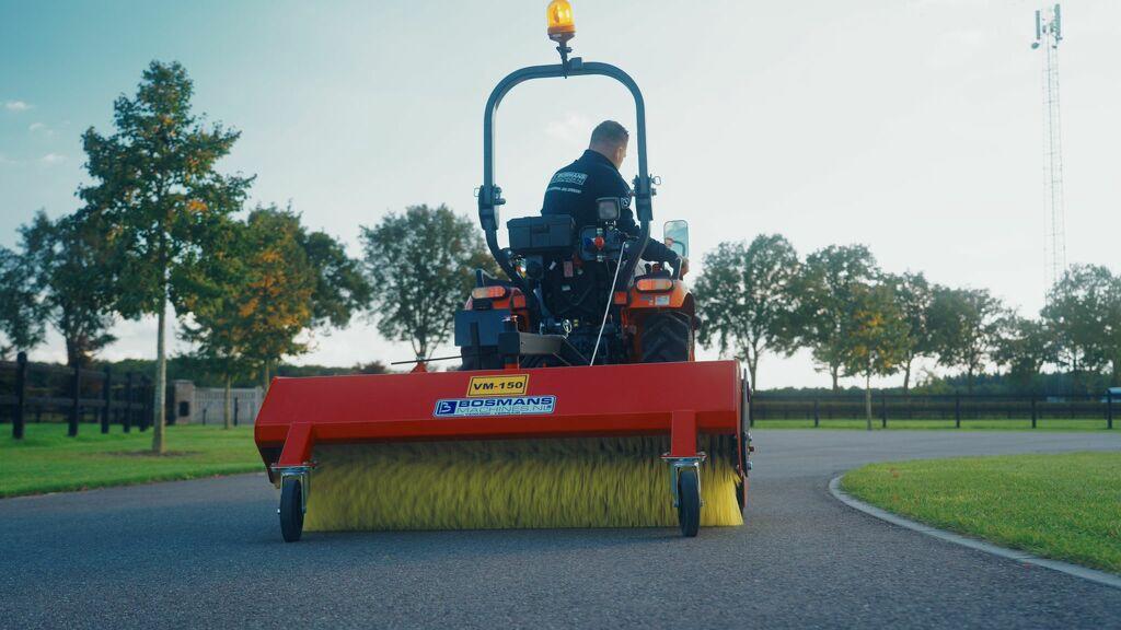 VM-150 veegmachine / veegborstel NIEUW voor minitractor