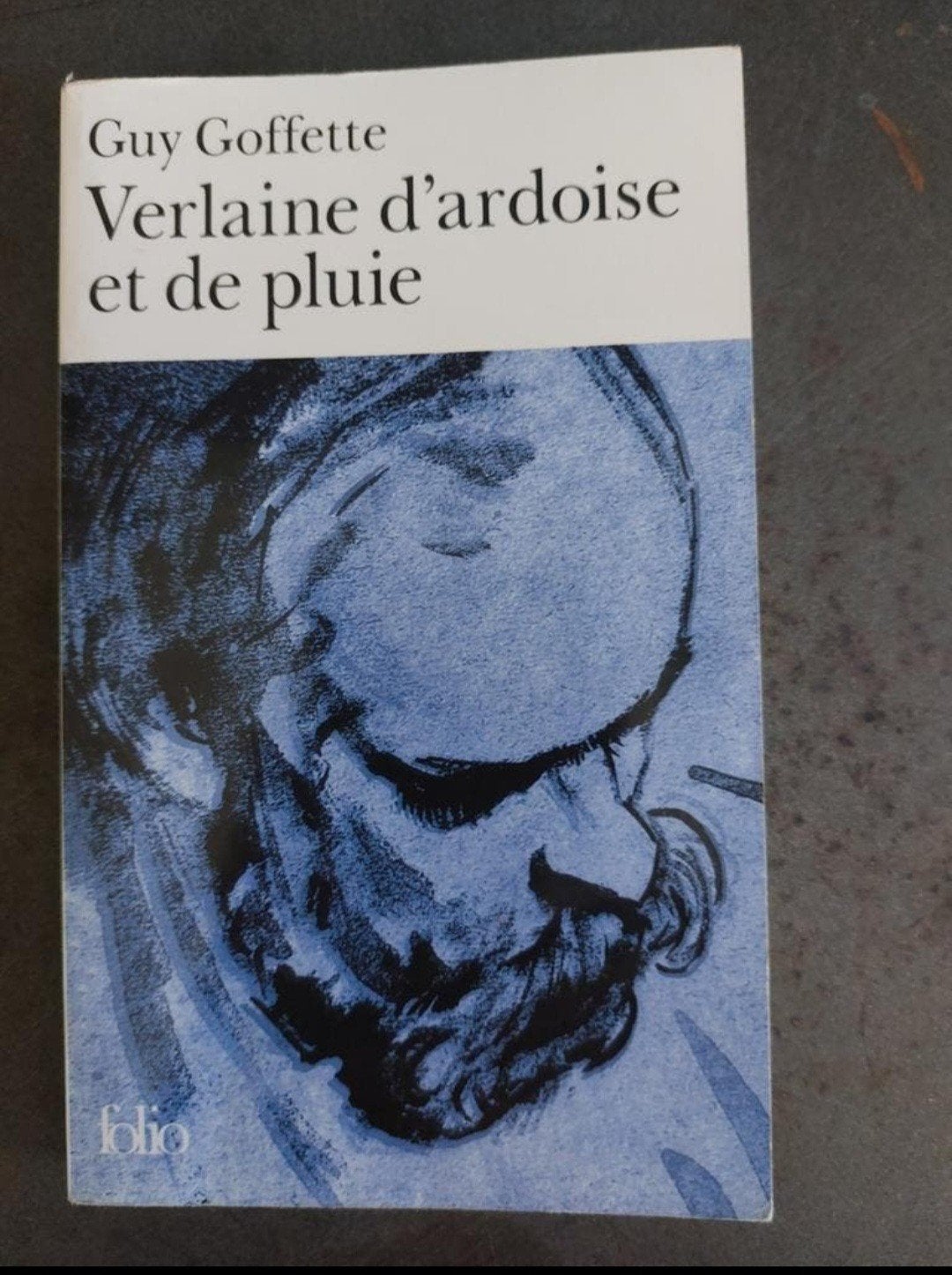 Verlaine d'ardoise et de pluie de Goffette, Enlèvement, Utilisé, Français