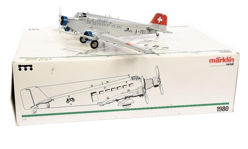 Märklin Junkers Ju52 from the 80s, Ophalen, Nieuw, Schaalmodel
