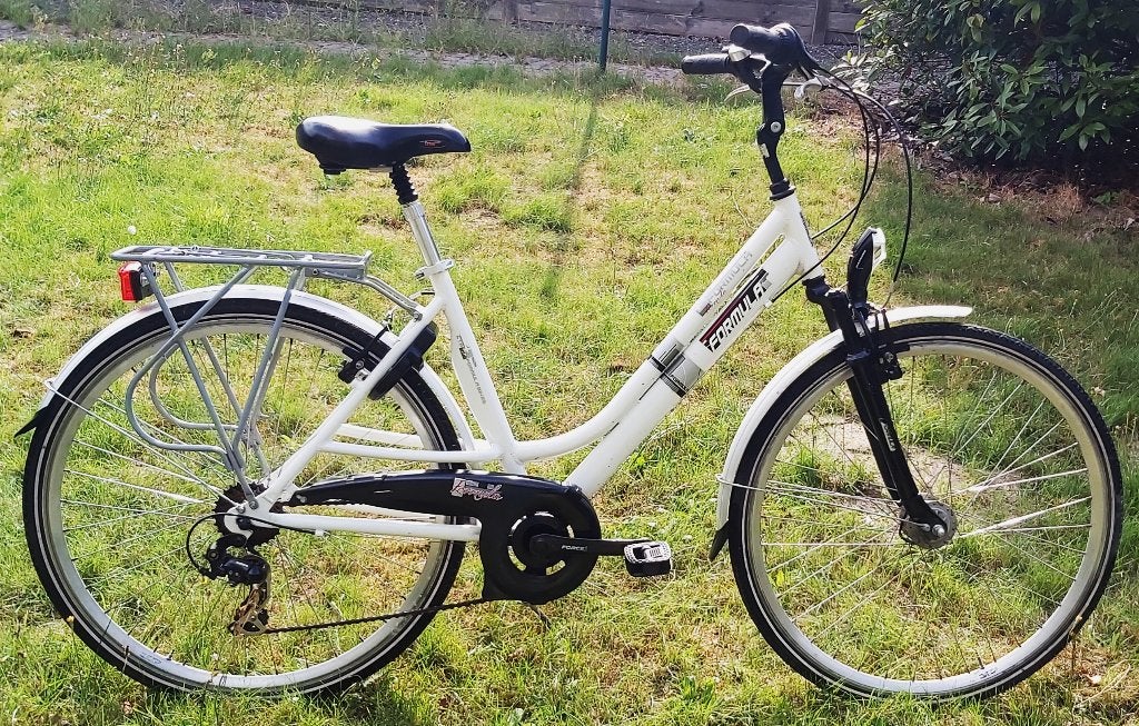 Trekking - 28" - 7-speed Shimano, Ophalen, 53 tot 56 cm, Velgrem, Zo goed als nieuw