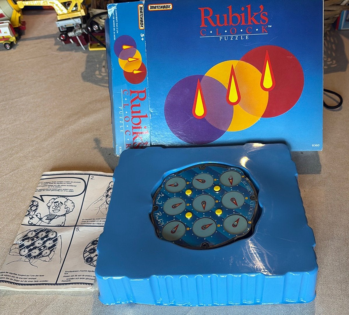 Vintage Matchbox Rubik's Clock Puzzle (1988), Ophalen of Verzenden