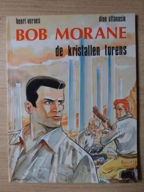 strip Bob Morane - 4 De kristallen torens, Boeken, Attanasio / Vernes, Verzenden, Eén stripboek, Zo goed als nieuw