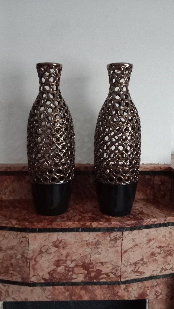 2 porseleinen sier vazen, Antiek en Kunst, Ophalen