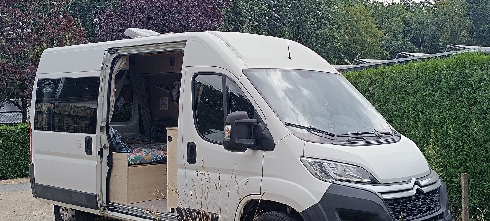 Citroen Jumper Lichte vracht, Caravans en Kamperen, Buscamper of Camperbus, Dakluik, Particulier, Koelkast