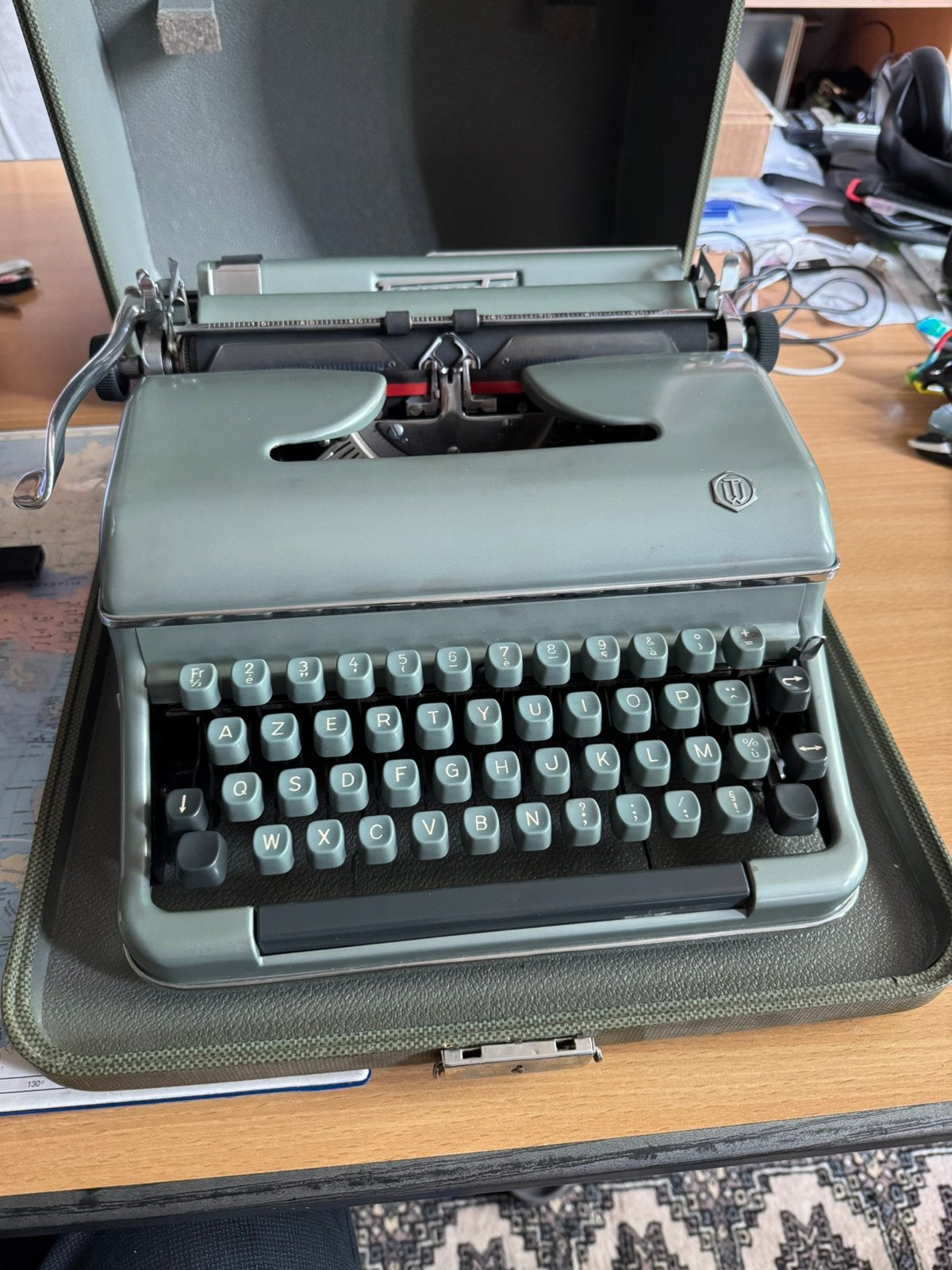 Vintage Torpedo typewriter, Diversen, Typemachines, Ophalen, Gebruikt