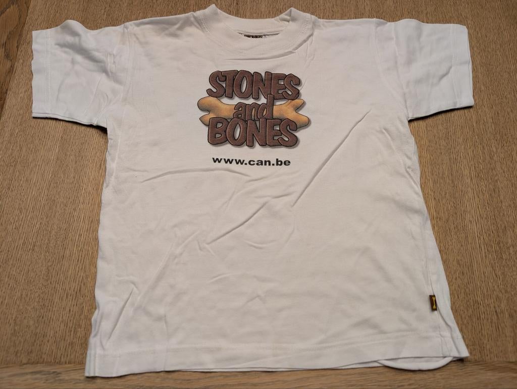 Stones and Bones t-shirtje voor 7-8 jaar, Jongen of Meisje, Ophalen of Verzenden, Zo goed als nieuw, Stones and bones
