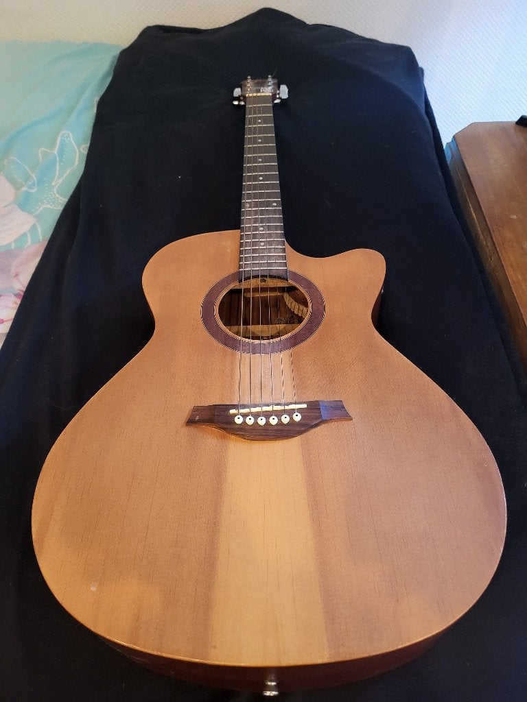 GEWA Tennessee akoestische westerngitaar met cutaway, Musique & Instruments, Instruments à corde | Guitares | Acoustiques, Enlèvement ou Envoi