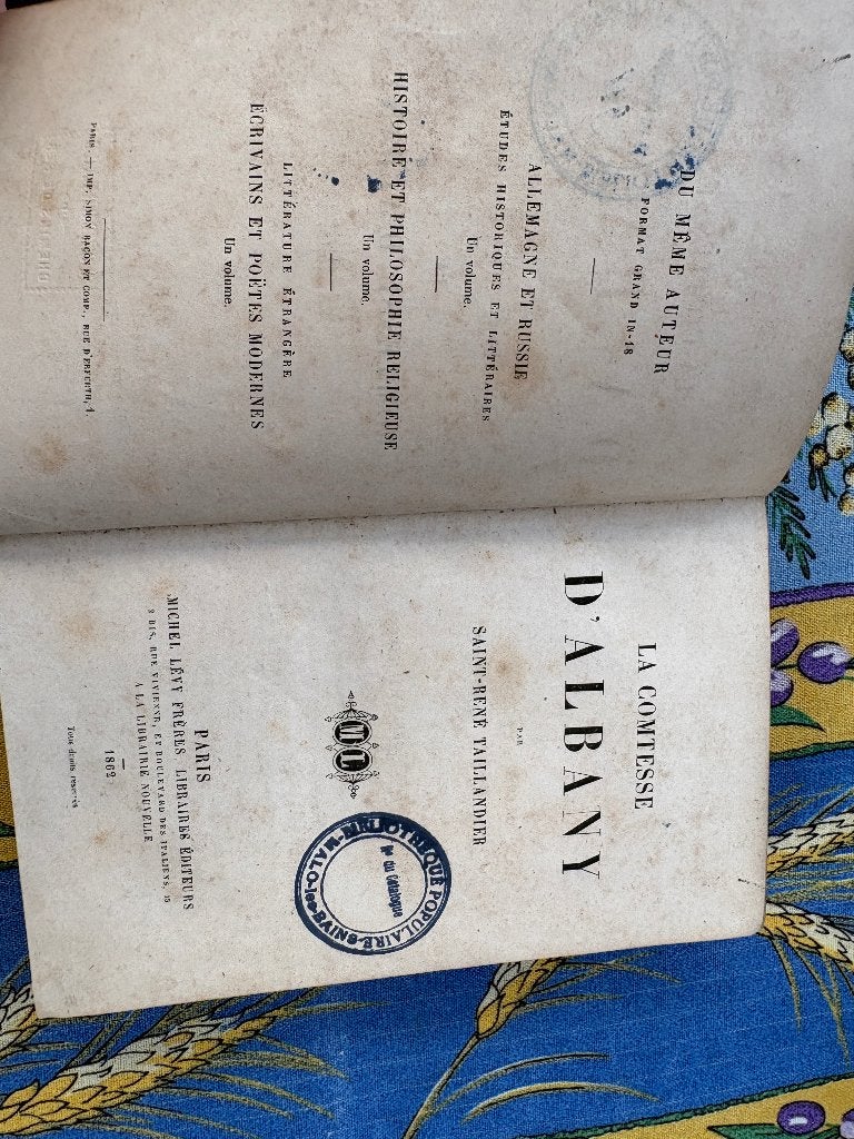très vieux livres de bibliothèque français, Antiquités & Art, Enlèvement ou Envoi