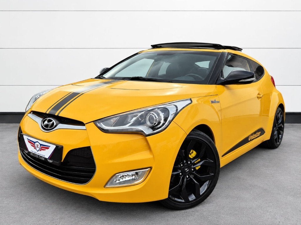 HYUNDAI VELOSTER 1.6 GDi*TOIT-PANO*LED*SEMI-CUIR*ECRAN*PDC*, Autos, Euro 5, Achat, 4 portes, Entreprise