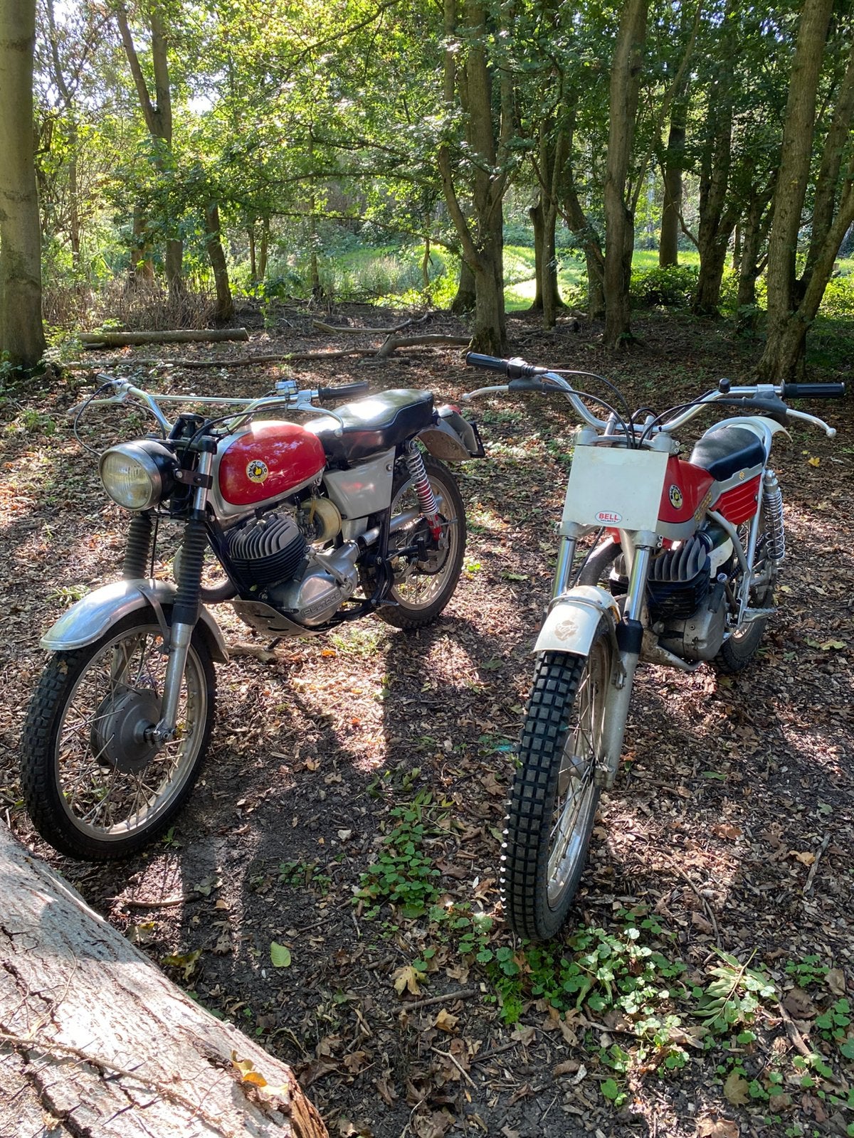 Bultaco sherpa en bultaco campera te koop, Motoren