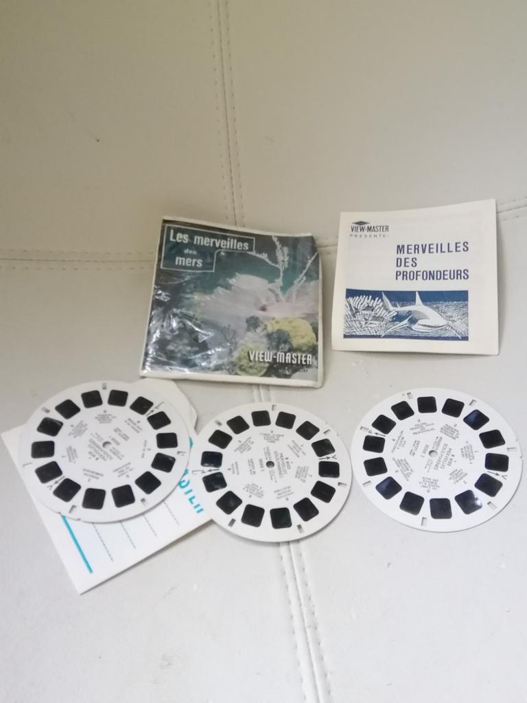 Viewmaster view-master profondeurs des mers, Collections, Appareils photo & Matériel cinématographique, Enlèvement ou Envoi