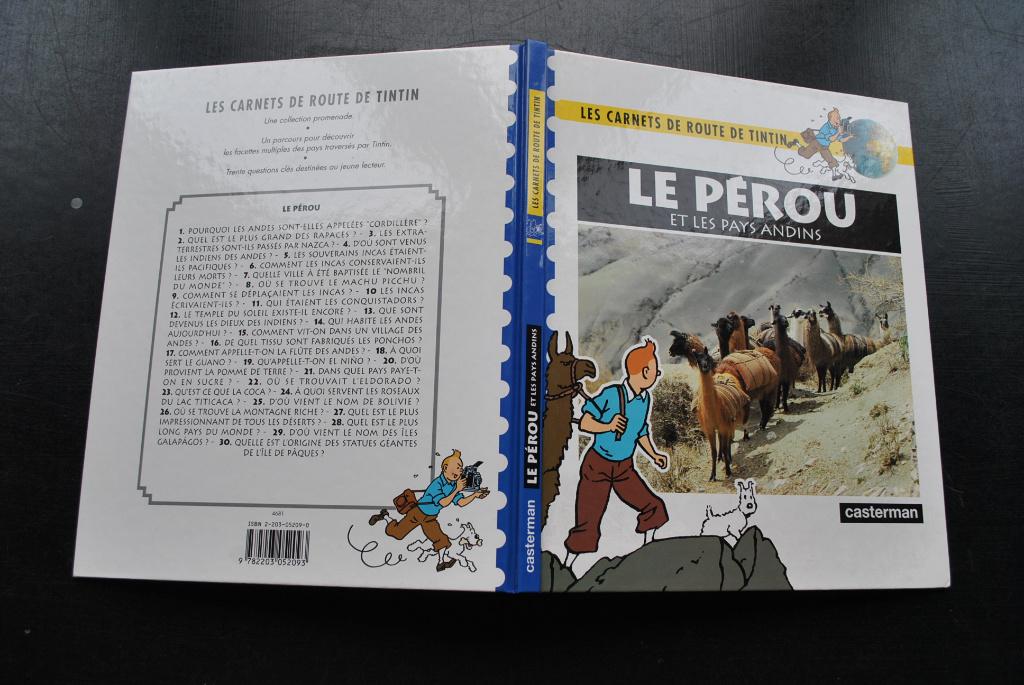 LES CARNETS DE ROUTE DE TINTIN : LE PEROU ET LES PAYS ANDINS, Enlèvement ou Envoi, Utilisé, HERGE