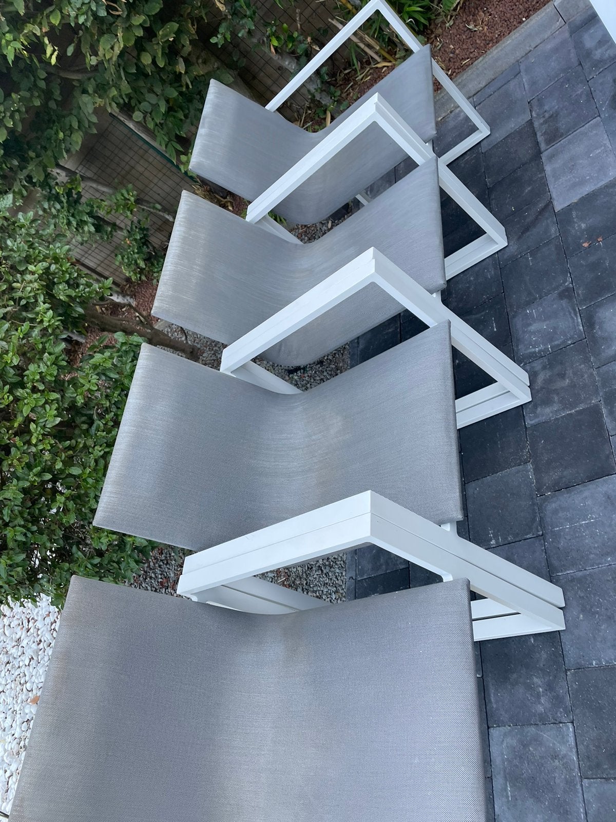 Tuinstoelen 8 stuks bristol, Enlèvement, Comme neuf