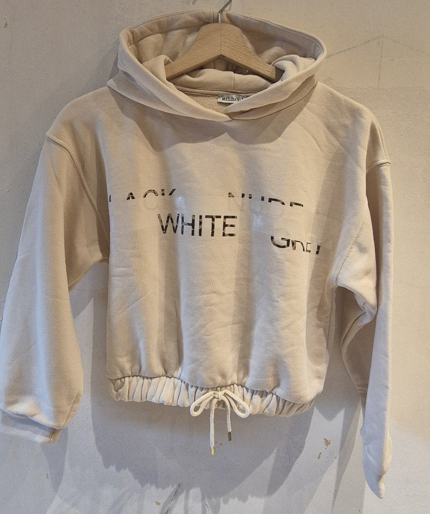 Sweat à capuche + pantalon de jogging Meilisa Bai beige 14, Enlèvement ou Envoi, Ensemble, Comme neuf, Meilisa Bai