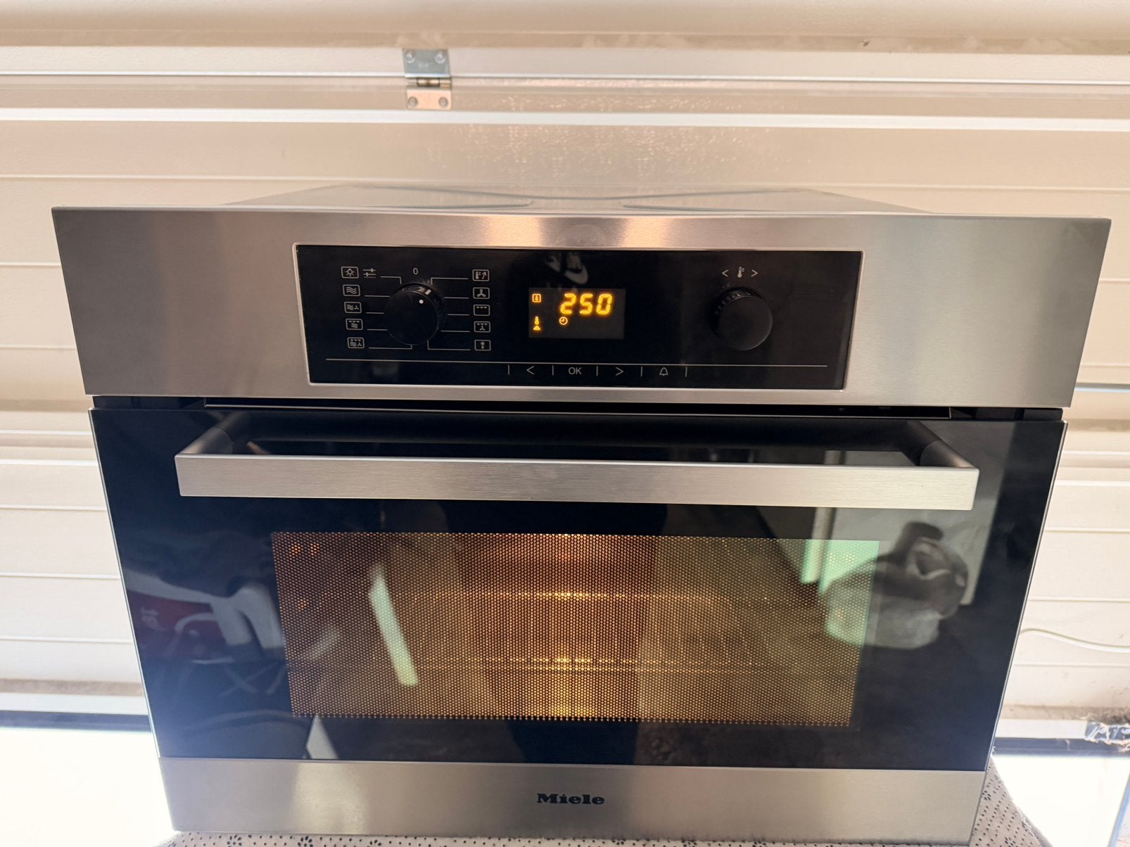Miele combimagnetron 60x45cm, Elektronische apparatuur, Ophalen, Oven, Zo goed als nieuw, Inbouw