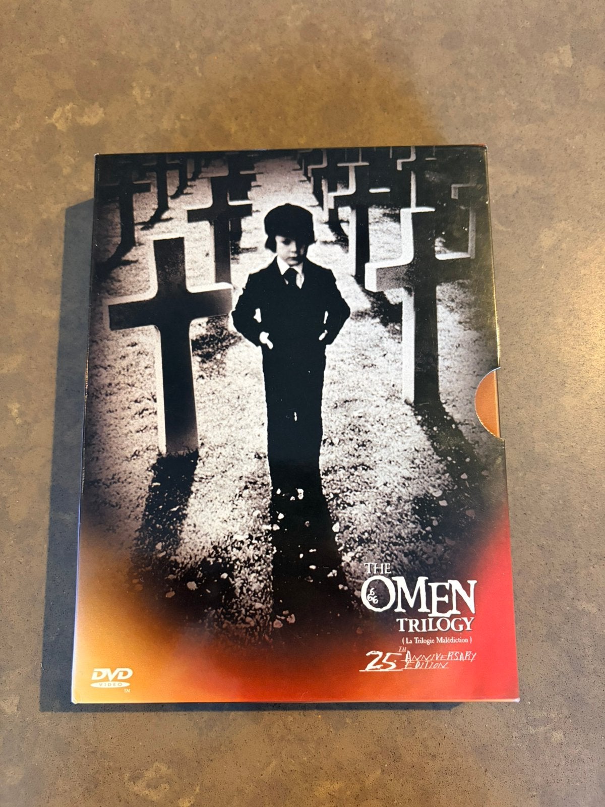 DVD box Damien The Omen Trilogy, Ophalen of Verzenden, Zo goed als nieuw, Overige genres, Boxset
