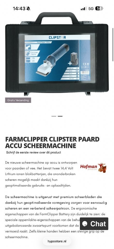 Scheerapparaat clippster, Overige merken, Ophalen, Zo goed als nieuw, Scheerapparatuur