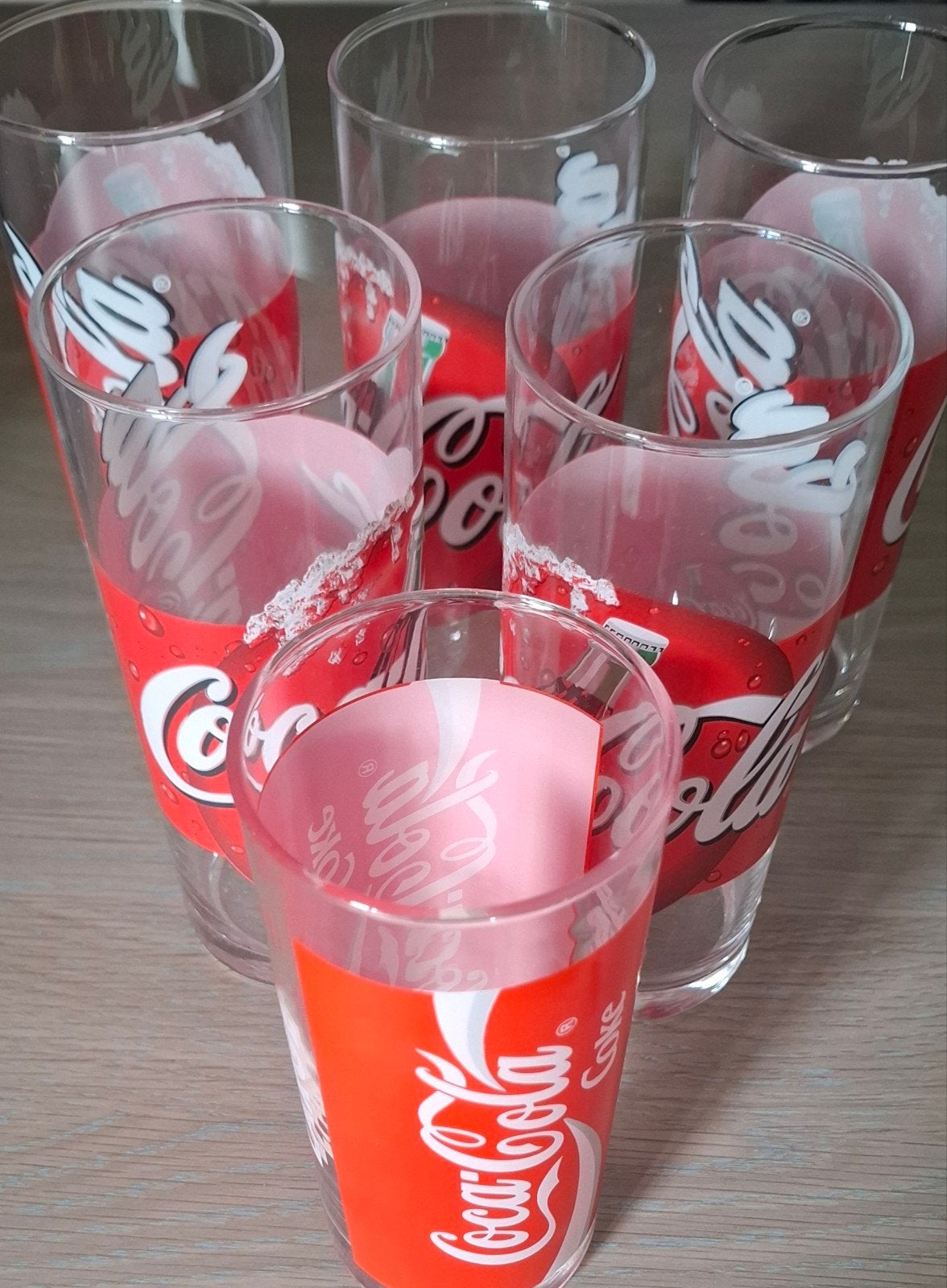 Coca cola glazen, Verzamelen, Ophalen, Zo goed als nieuw