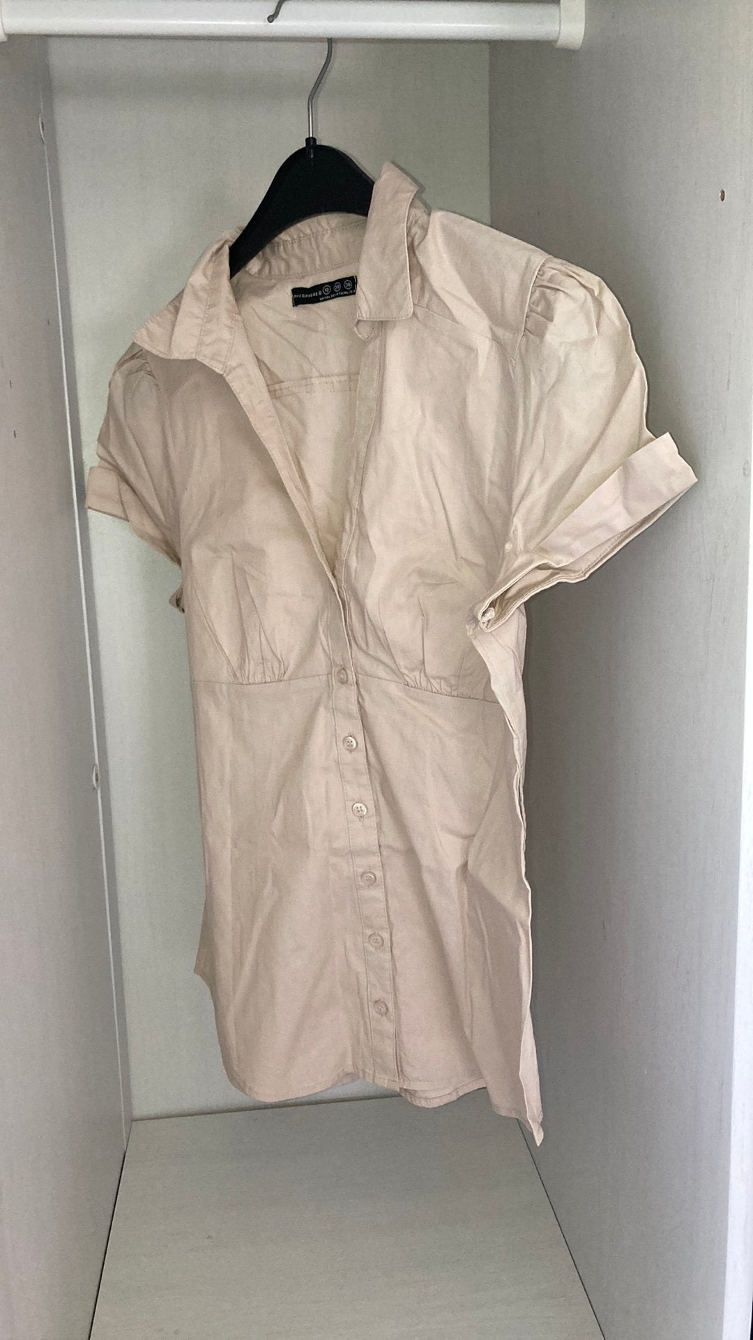 Primark damesshirt, Kleding | Dames, T-shirts, Ophalen of Verzenden, Zo goed als nieuw, Maat 36 (S), Beige