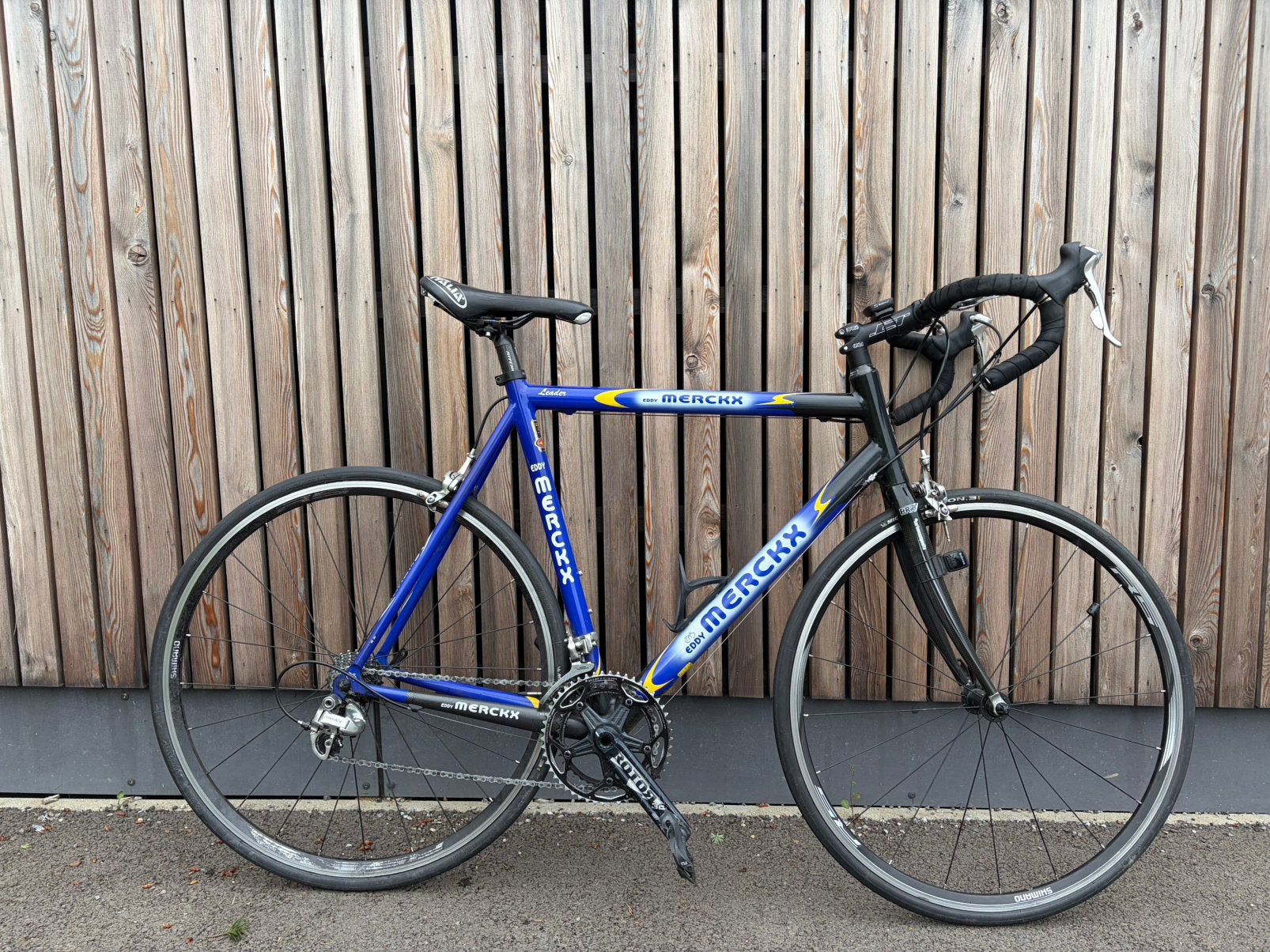 Eddy Merckx Leader racefiets — Hoogwaardige uitrusting, Fietsen en Brommers, Heren, Aluminium, Zo goed als nieuw, Ophalen