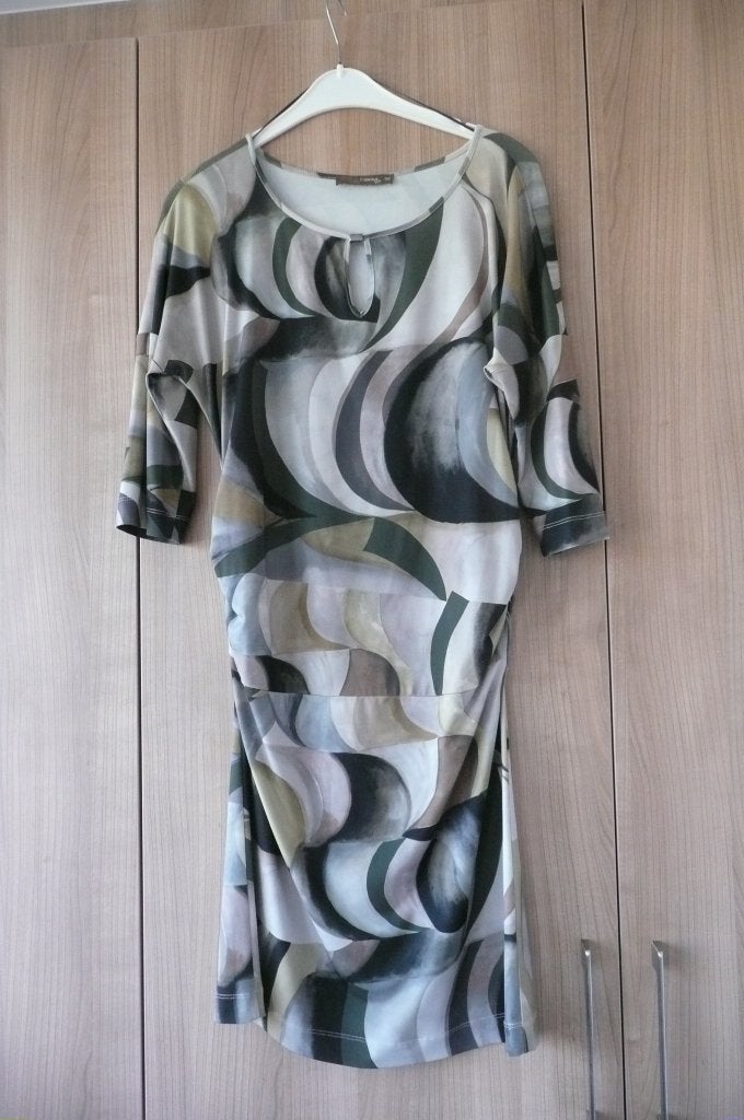 Soepel kleedje Comme ça (K539), Kleding | Dames, Jurken, Zo goed als nieuw, Knielengte, Maat 36 (S), Groen