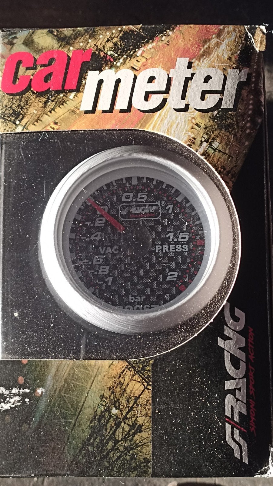Simoni Racing 52mm turbodruk meter boost vacuum NIEUW, Ophalen, Nieuw, Universele onderdelen