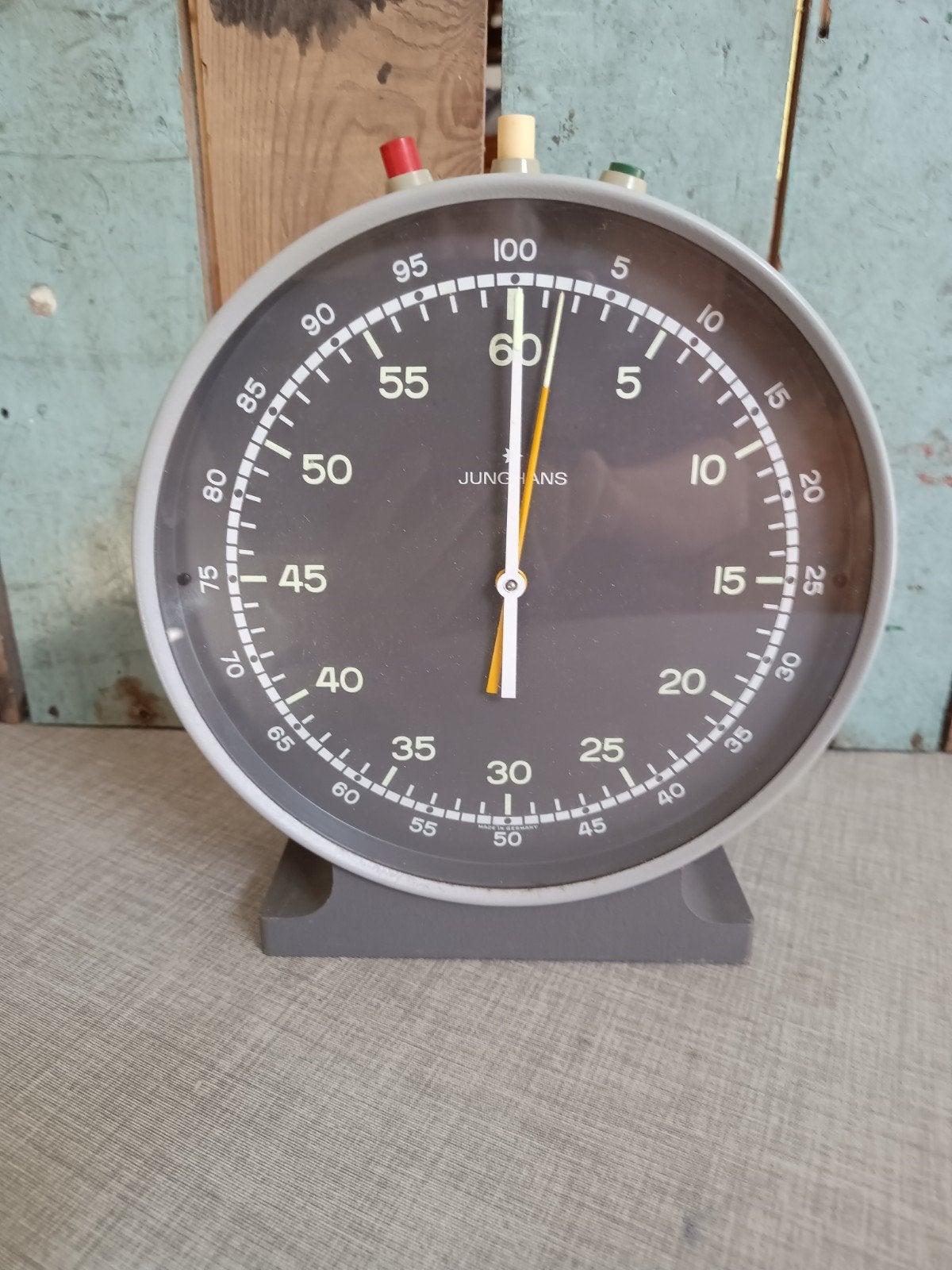 Vintage mechanische tafel chronograaf Junghans, Ophalen of Verzenden