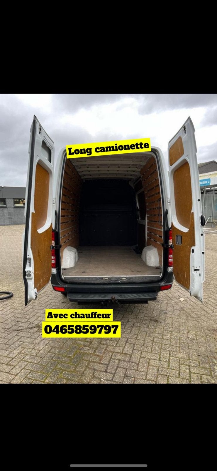 Camionette déménagement ( verhuizen )
