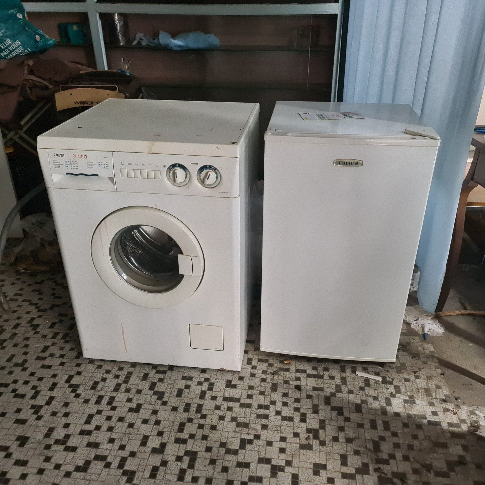 LAVE LINGE ET CONGÉLATEUR, Enlèvement, Utilisé