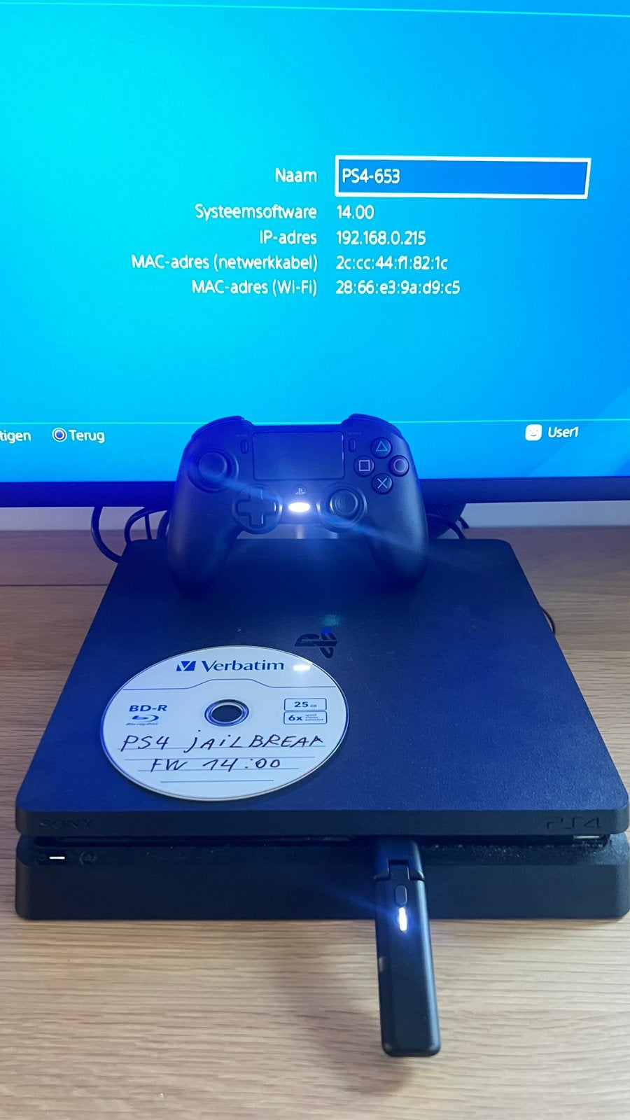 Sony Playstation4 Jailbreak 14.00, Consoles de jeu & Jeux vidéo, Enlèvement ou Envoi, Neuf, Slim