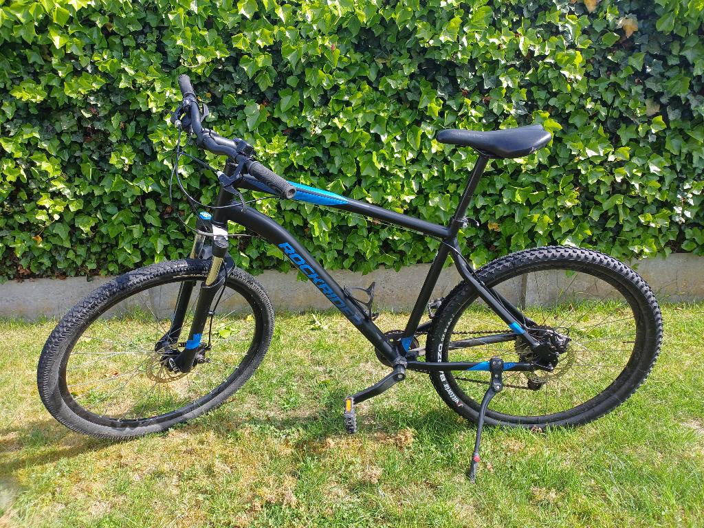 Touring-mountainbike ST 120 zwart/blauw 27,5" - ROCKRIDER, Vélos & Vélomoteurs, Vélos | VTT & Mountainbikes, Autres marques, Enlèvement