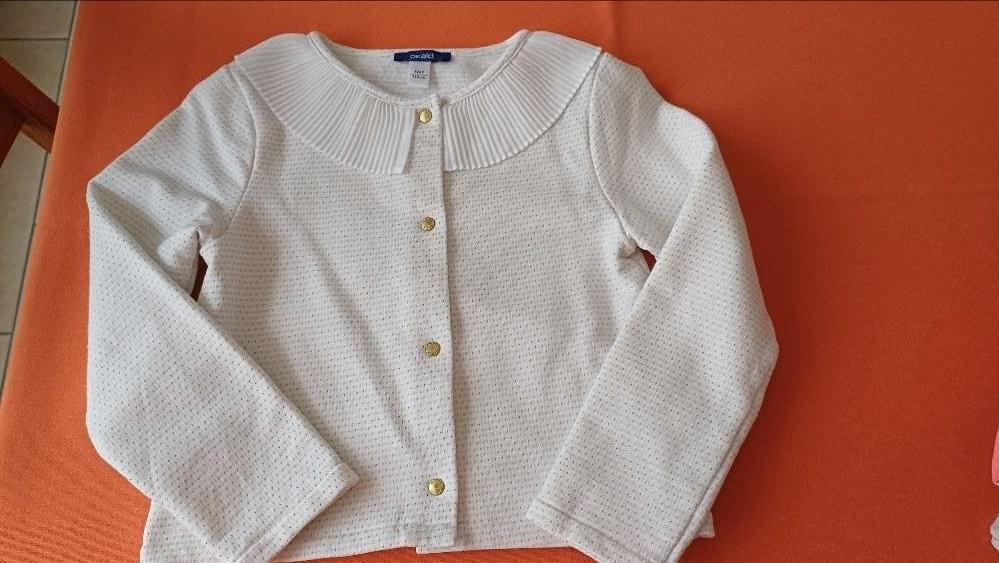 boléro habillé à pois dorés taille 116, Okaïdi, Pull ou Veste, Comme neuf, Fille, Okaïdi