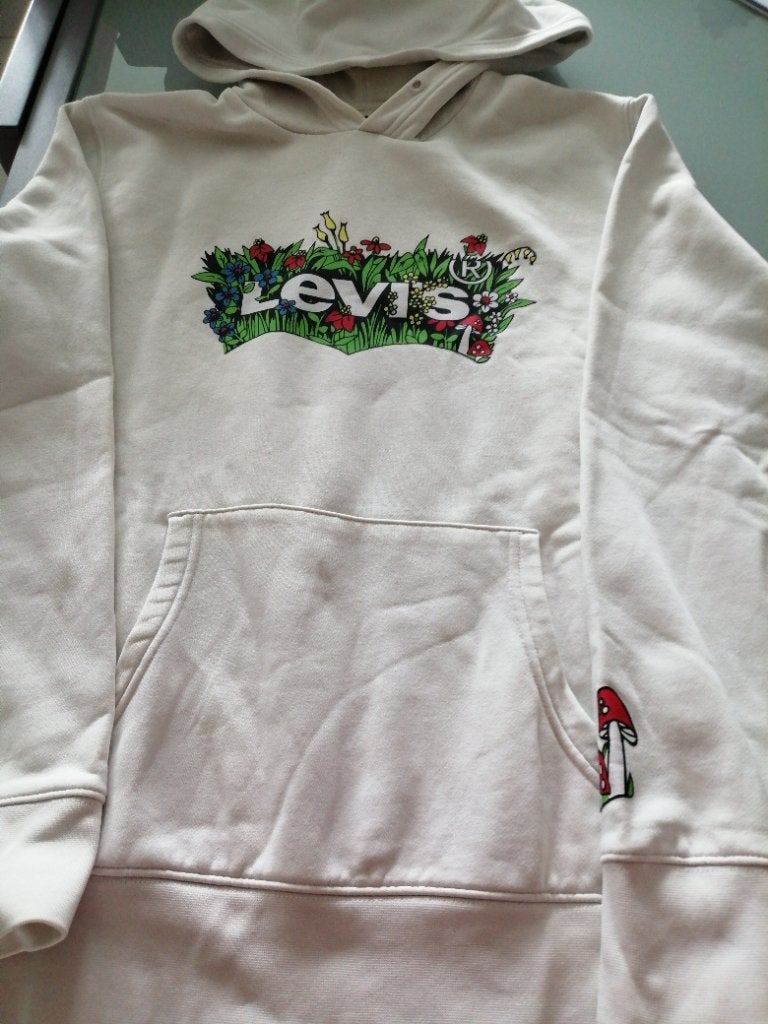 Hoodie Levi's M, Levi's, Maat 48/50 (M), Wit, Ophalen of Verzenden