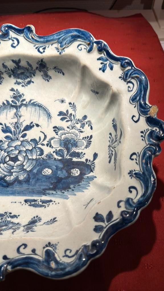 18e Delftse aardewerken wasbak, Antiek en Kunst, Ophalen