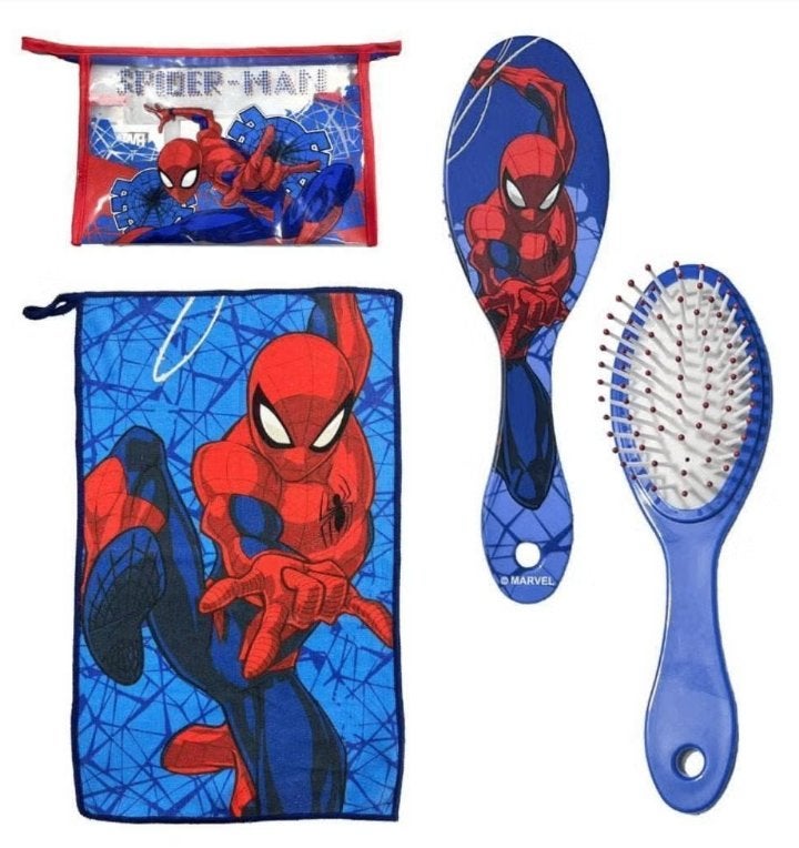 Spiderman Toilettas Gevuld - 3 Delig - Marvel, Handtassen en Accessoires, Toilettassen, Ophalen of Verzenden, Nieuw, Jongen