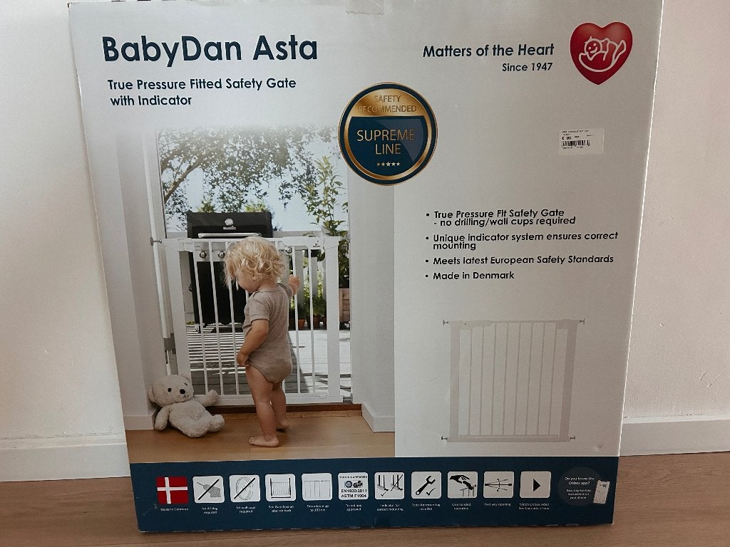 Wit veiligheidshek voor kinderen : 73,5 cm - 79,6 cm, Ophalen, Nieuw