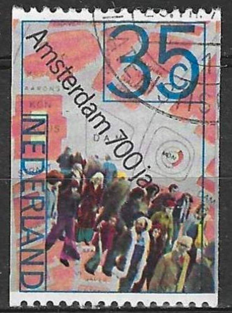 Pays-Bas 1975 - Yvert 1017a - Événements historiques (ST), Timbres & Monnaies, Timbres | Pays-Bas, Envoi, Affranchi