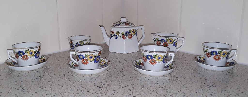 Vaisselle de poupée anglaise ancienne 1850, Enlèvement ou Envoi