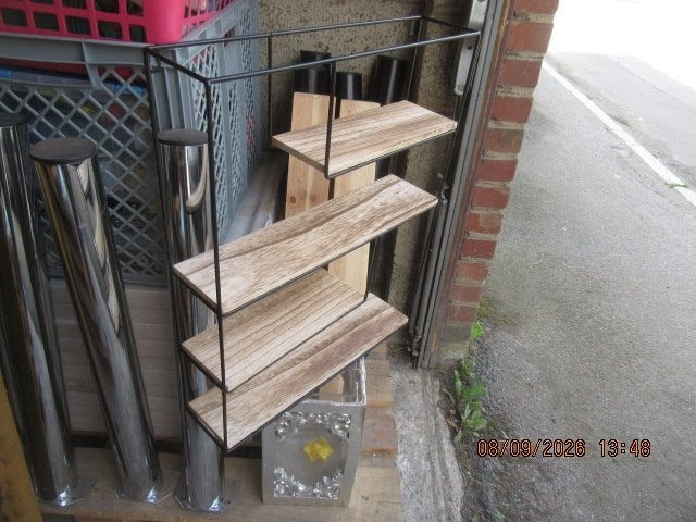 petite etagere mural en metal et bois, Enlèvement, Neuf, Étagère, Bois