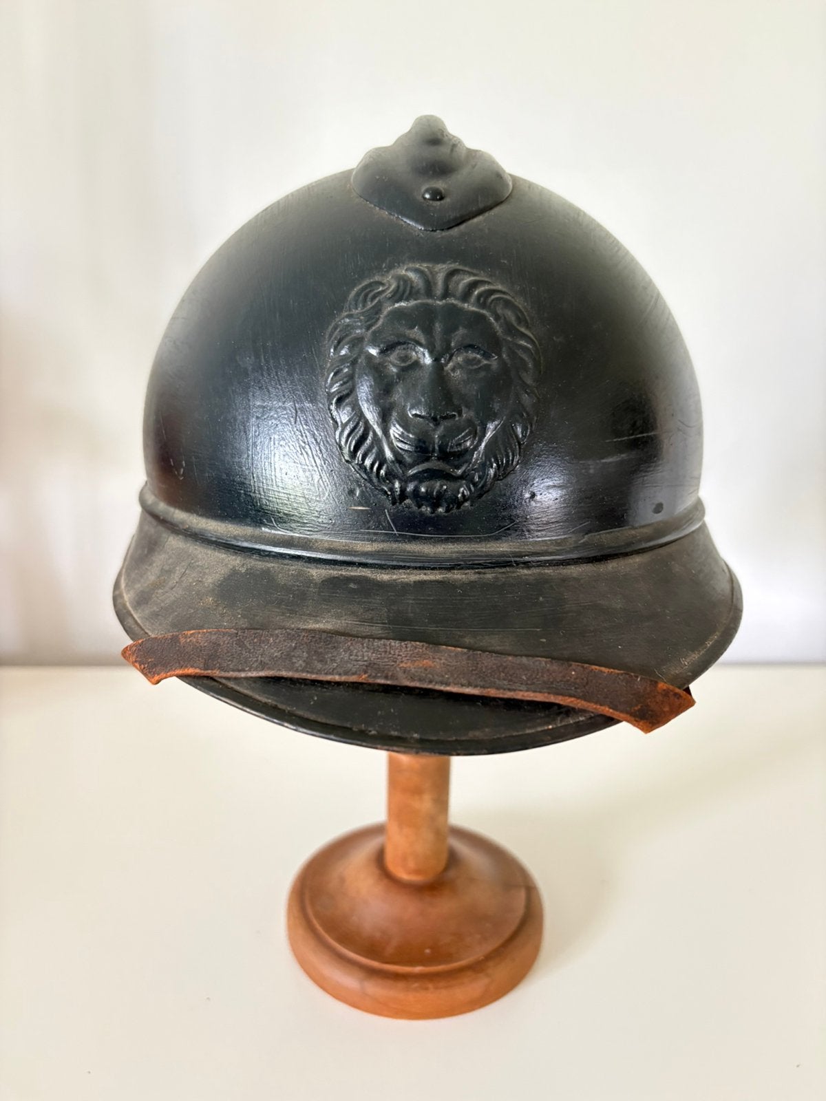 WW1 Adrian helm, Belgische Rijkswacht van majoor Bayart, Verzamelen, Militaria | Algemeen, Ophalen of Verzenden, Rijkswacht