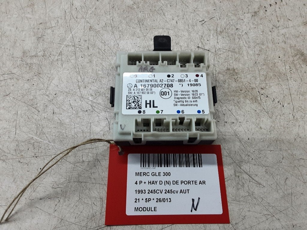 UNITE ELECTRONIQUE Mercedes-Benz GLE (V167) (A1679002708), Autos : Pièces & Accessoires, Mercedes-Benz, Mevr. I. Hauben, Utilisé